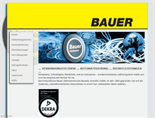Tablet Screenshot of bauer-distribution.com
